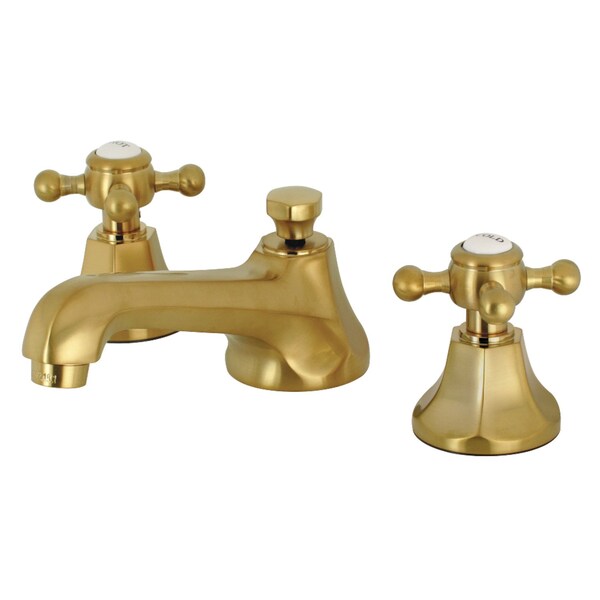 KS4467BX 8" Widespread Bathroom Faucet, Brushed Brass